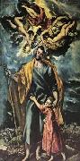 GRECO, El St Joseph and the Christ Child France oil painting artist